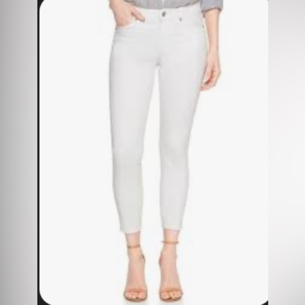 Gap Women’s White Jeans - Legging Skimmer - Size 6/28 - Ankle/Crop